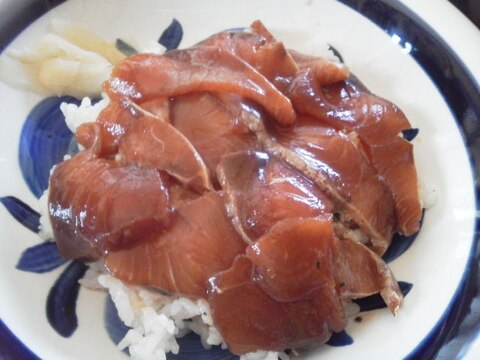 ぶりの漬け丼